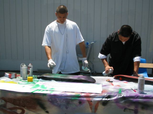 spray painting